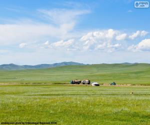 пазл Степной Монголии